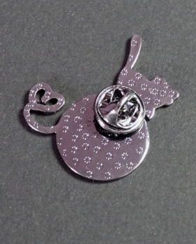 Katze mit Wolle - Pin