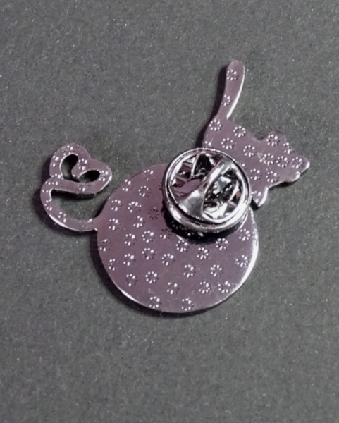 Katze mit Wolle - Pin